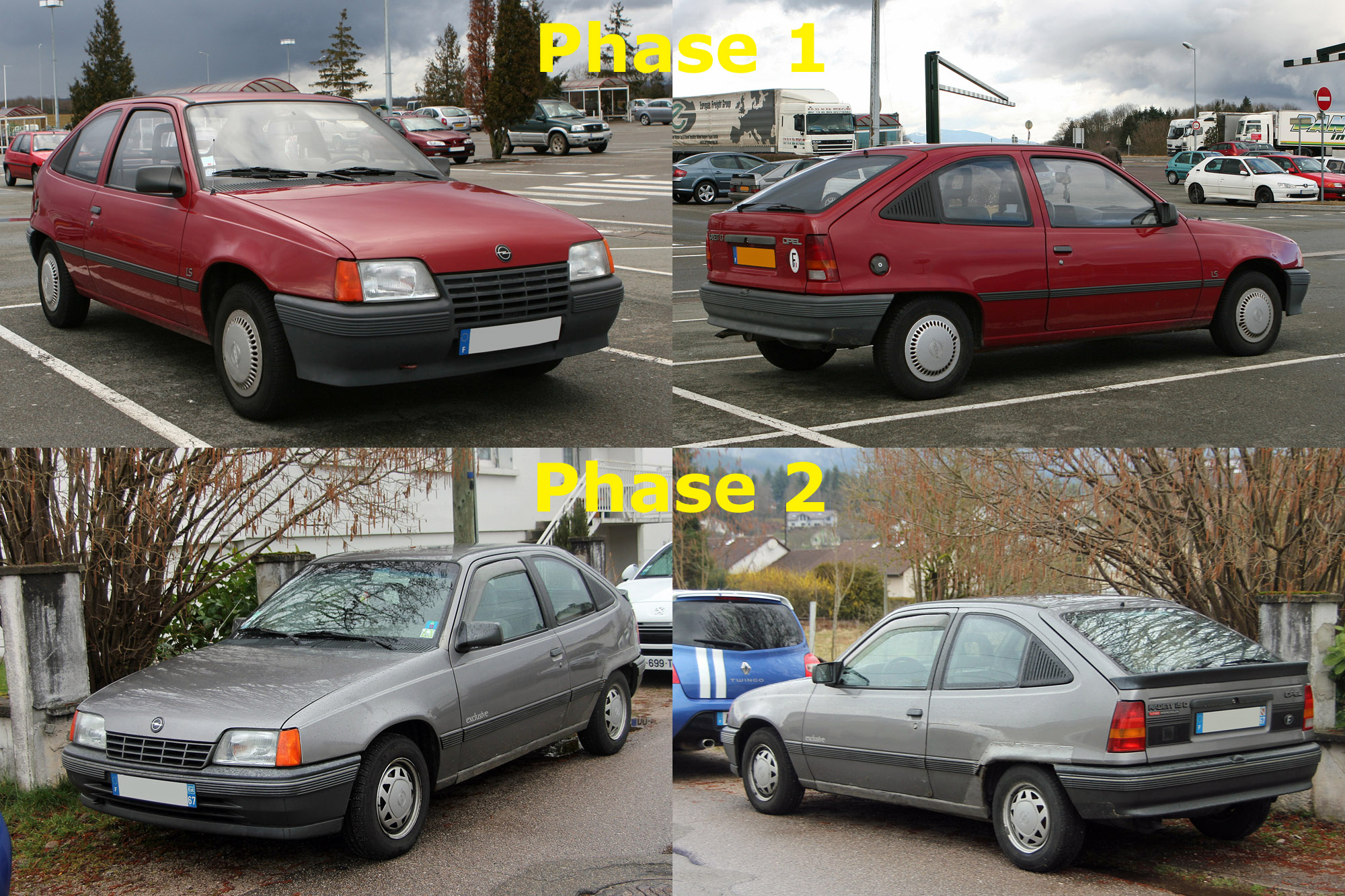 Opel Kadett E phase 1