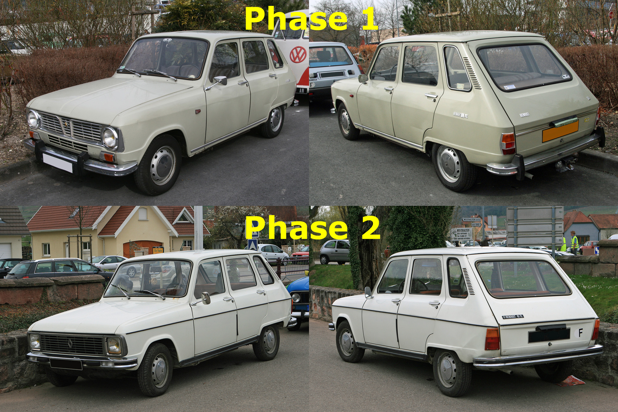 Renault 6 phase 1