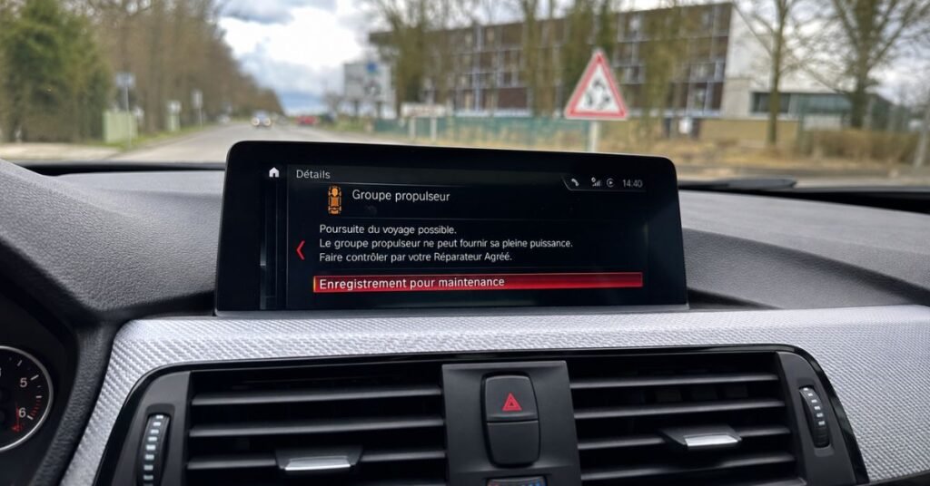 Message d'erreur "Groupe Propulseur" BMW : Que faire ?